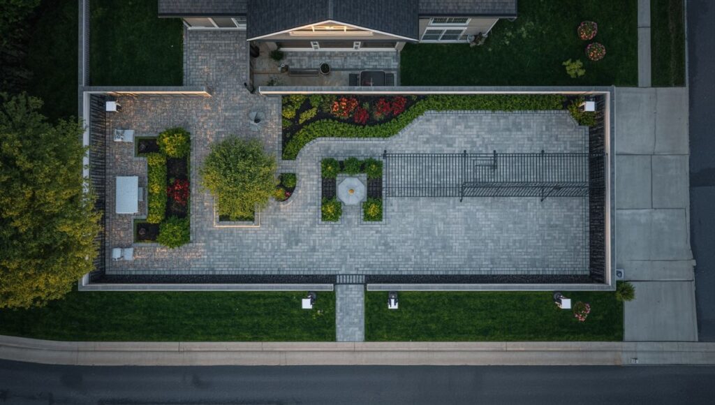 garden security camera placement aerial coverage layout.jpg