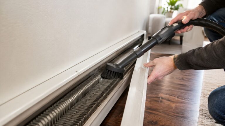 how to clean baseboard heaters
