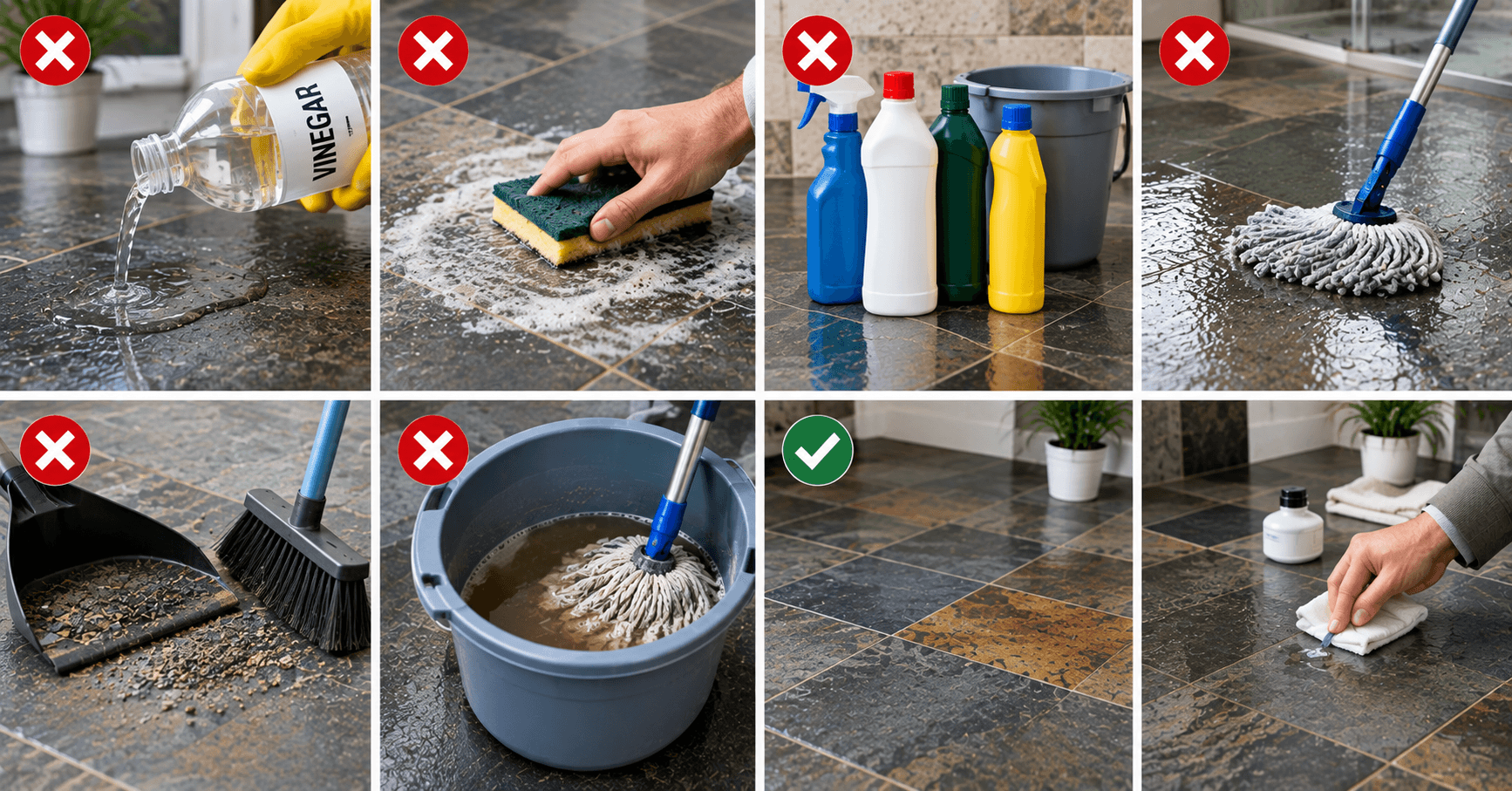 Common Slate Cleaning Mistakes to Avoid Common mistakes to avoid when cleaning slate tiles